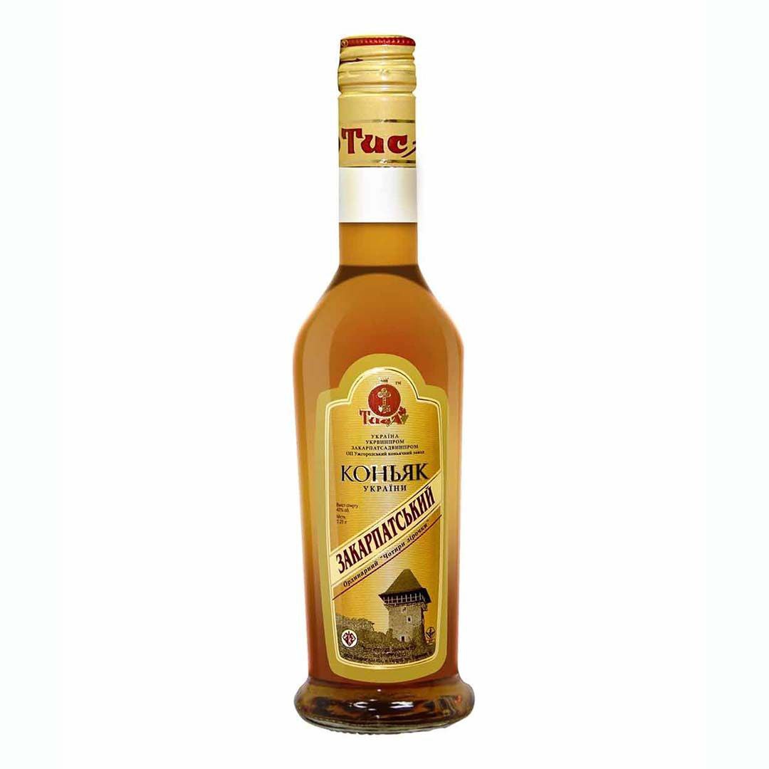 Бренді Тиса Закарпатський 4* 40% 0.25 л